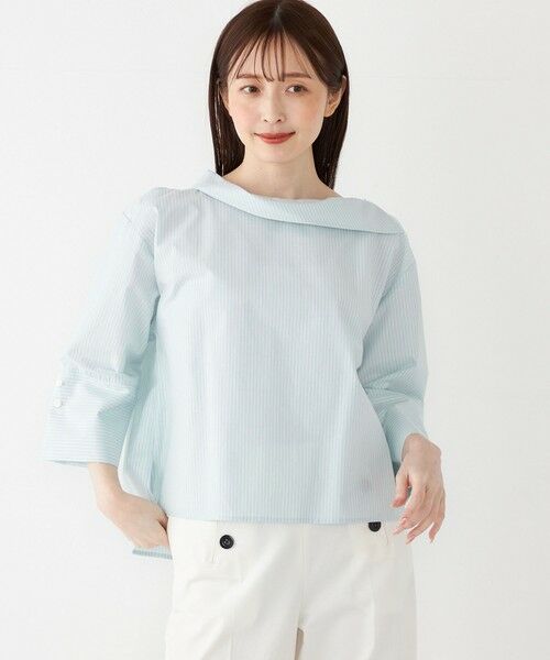 SHIPS / シップス シャツ・ブラウス | SHIPS Colors:〈洗濯機可能〉マリン ブラウス | 詳細15