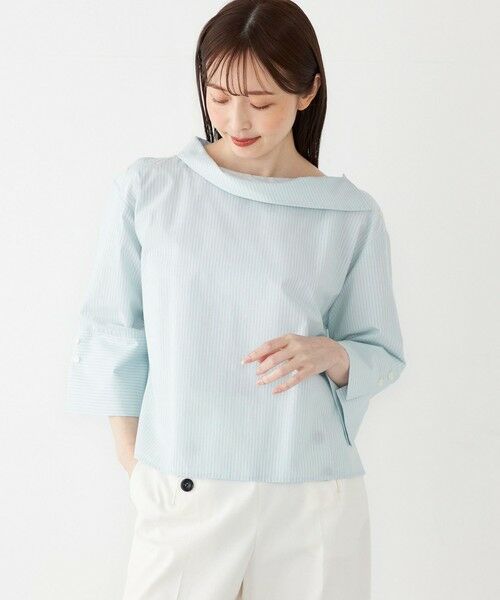 SHIPS / シップス シャツ・ブラウス | SHIPS Colors:〈洗濯機可能〉マリン ブラウス | 詳細16