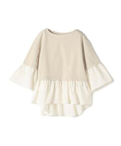 SHIPS / シップス カットソー（半袖以外） | SHIPS Colors:〈手洗い可能〉ミラノリブ フハク コンビ トップス