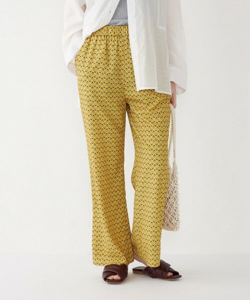 SHIPS for women/シップスウィメン SHIPS Colors:〈手洗い可能〉プロヴァンス プリント ゴム パンツ イエロー ONE SIZE SHIPS for women/シップスウィメン SHIPS Colors:〈手洗い可能〉プロヴァンス プリント ゴム パンツ イエロー ONE SIZE