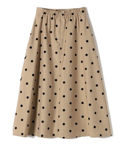 SHIPS / シップス ロング・マキシ丈スカート | SHIPS Colors:〈洗濯機可能〉フロッキードット デニムライク スカート | 詳細2