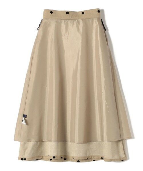 SHIPS / シップス ロング・マキシ丈スカート | SHIPS Colors:〈洗濯機可能〉フロッキードット デニムライク スカート | 詳細3