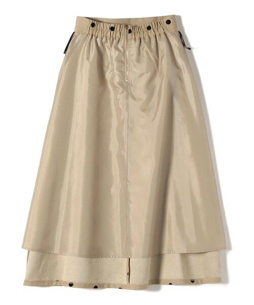 SHIPS / シップス ロング・マキシ丈スカート | SHIPS Colors:〈洗濯機可能〉フロッキードット デニムライク スカート | 詳細4