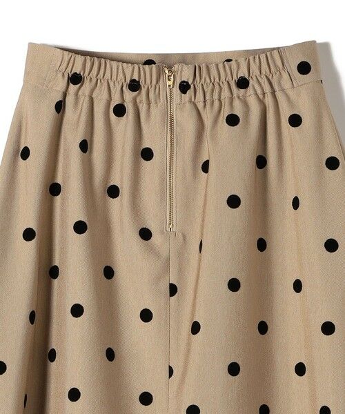 SHIPS / シップス ロング・マキシ丈スカート | SHIPS Colors:〈洗濯機可能〉フロッキードット デニムライク スカート | 詳細6