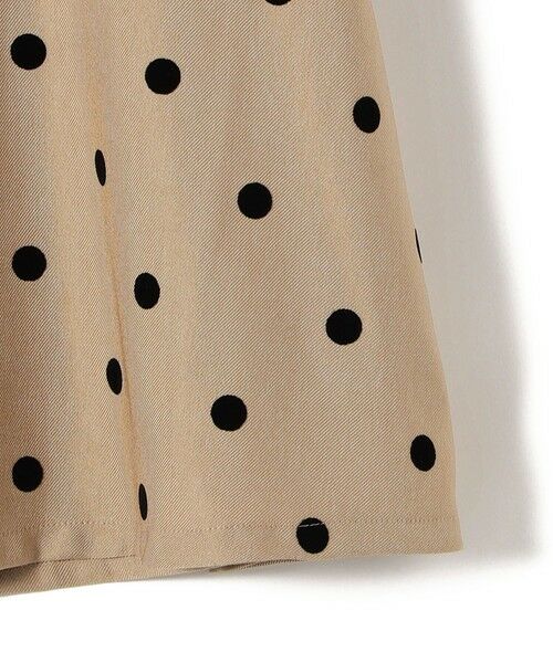 SHIPS / シップス ロング・マキシ丈スカート | SHIPS Colors:〈洗濯機可能〉フロッキードット デニムライク スカート | 詳細8