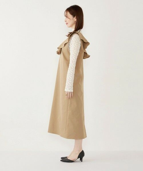 SHIPS / シップス ロング・マキシ丈ワンピース | SHIPS Colors:〈手洗い可能〉ラッフル ジャンパースカート | 詳細11