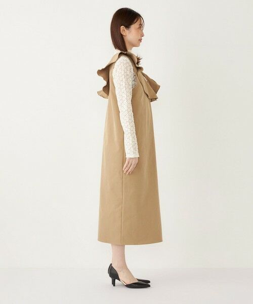 SHIPS / シップス ロング・マキシ丈ワンピース | SHIPS Colors:〈手洗い可能〉ラッフル ジャンパースカート | 詳細13