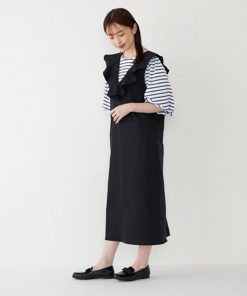 SHIPS / シップス ロング・マキシ丈ワンピース | SHIPS Colors:〈手洗い可能〉ラッフル ジャンパースカート | 詳細20