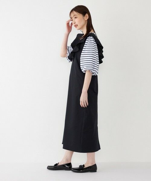 SHIPS / シップス ロング・マキシ丈ワンピース | SHIPS Colors:〈手洗い可能〉ラッフル ジャンパースカート | 詳細22