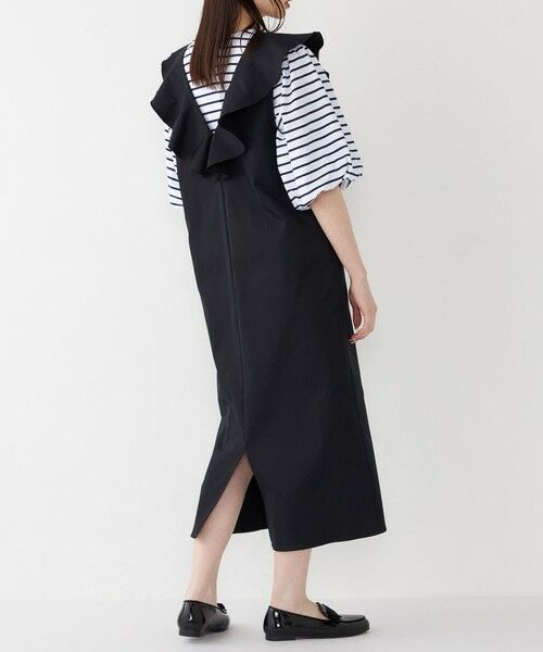 SHIPS for women/シップスウィメン SHIPS Colors:〈手洗い可能〉ラッフル ジャンパースカート ネイビー ONE SIZE SHIPS for women/シップスウィメン SHIPS Colors:〈手洗い可能〉ラッフル ジャンパースカート ネイビー ONE SIZE
