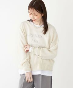 SHIPS / シップス ニット・セーター | SHIPS Colors:〈手洗い可能〉ペーパーライク ボートネック ニット プルオーバー