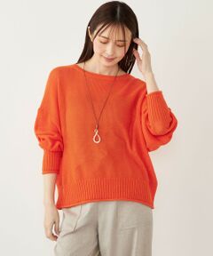 SHIPS / シップス ニット・セーター | SHIPS Colors:〈手洗い可能〉ペーパーライク ボートネック ニット プルオーバー