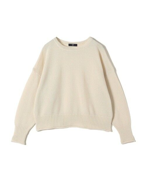 SHIPS / シップス ニット・セーター | SHIPS Colors:〈手洗い可能〉ペーパーライク ボートネック ニット プルオーバー | 詳細1