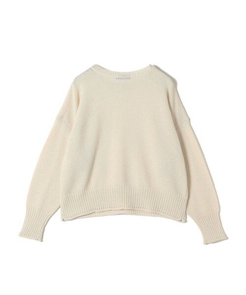 SHIPS / シップス ニット・セーター | SHIPS Colors:〈手洗い可能〉ペーパーライク ボートネック ニット プルオーバー | 詳細2