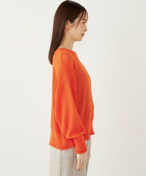 SHIPS / シップス ニット・セーター | SHIPS Colors:〈手洗い可能〉ペーパーライク ボートネック ニット プルオーバー | 詳細18