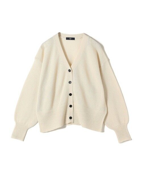 SHIPS for women/シップスウィメン SHIPS Colors〈手洗い可能〉:ペーパーライク Vネック カーディガン オフホワイト ONE SIZE SHIPS for women/シップスウィメン SHIPS Colors〈手洗い可能〉:ペーパーライク Vネック カーディガン オフホワイト ONE SIZE