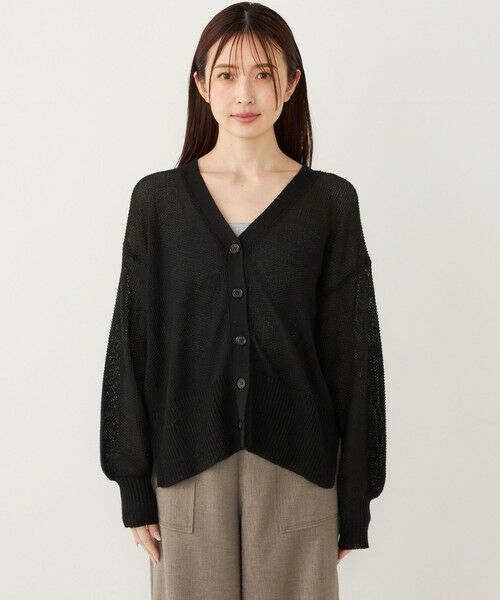 SHIPS / シップス カーディガン・ボレロ | SHIPS Colors〈手洗い可能〉:ペーパーライク Vネック カーディガン | 詳細5