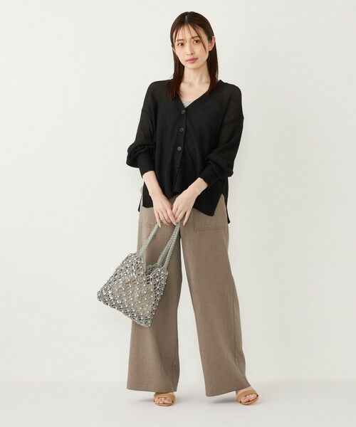 SHIPS / シップス カーディガン・ボレロ | SHIPS Colors〈手洗い可能〉:ペーパーライク Vネック カーディガン | 詳細9