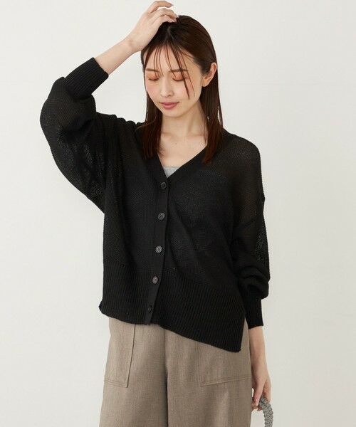 SHIPS / シップス カーディガン・ボレロ | SHIPS Colors〈手洗い可能〉:ペーパーライク Vネック カーディガン | 詳細11