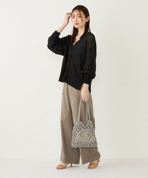 SHIPS / シップス カーディガン・ボレロ | SHIPS Colors〈手洗い可能〉:ペーパーライク Vネック カーディガン | 詳細13