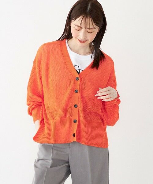 SHIPS / シップス カーディガン・ボレロ | SHIPS Colors〈手洗い可能〉:ペーパーライク Vネック カーディガン | 詳細20