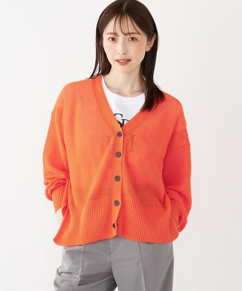 SHIPS / シップス カーディガン・ボレロ | SHIPS Colors〈手洗い可能〉:ペーパーライク Vネック カーディガン | 詳細22