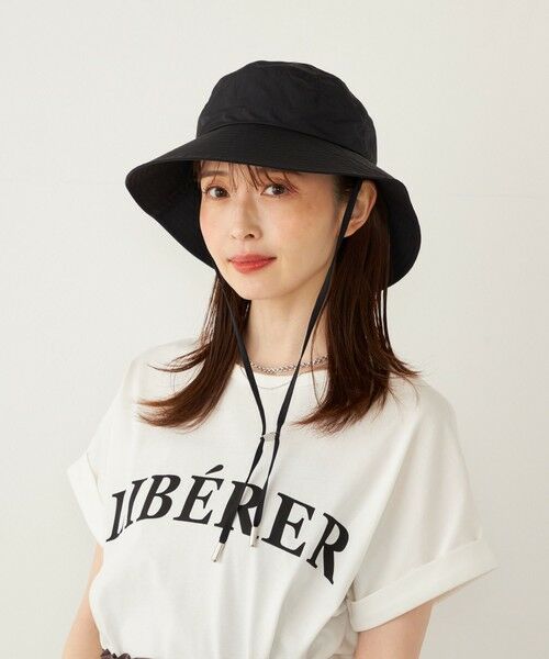 SHIPS for women/シップスウィメン SUBLIME:サンシェード ブリムハット ブラック ONE SIZE SHIPS for women/シップスウィメン SUBLIME:サンシェード ブリムハット ブラック ONE SIZE
