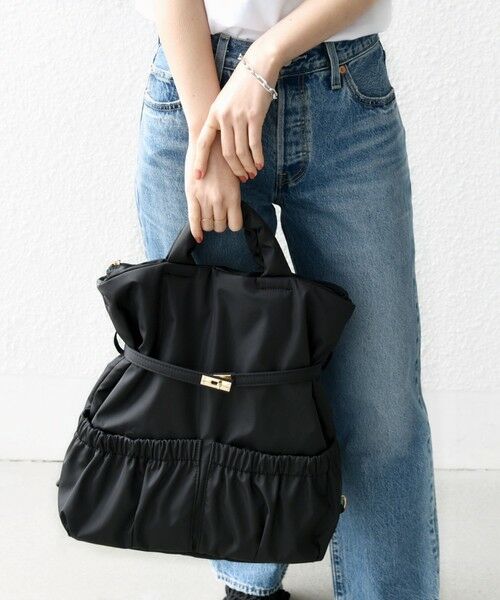 SHIPS for women/シップスウィメン 【WEB限定】3WAY パフ リュック ブラック ONE SIZE SHIPS for women/シップスウィメン 【WEB限定】3WAY パフ リュック ブラック ONE SIZE