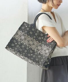 SHIPS / シップス トートバッグ | 【SHIPS別注】BINDU:ジャカード バンダナ 横型 トート バッグ