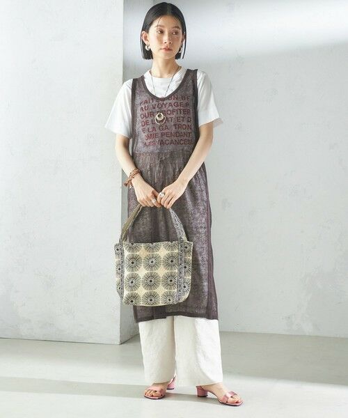 SHIPS / シップス トートバッグ | 【SHIPS別注】UHURU:ロゴ ハンドル ジャカード トート | 詳細17