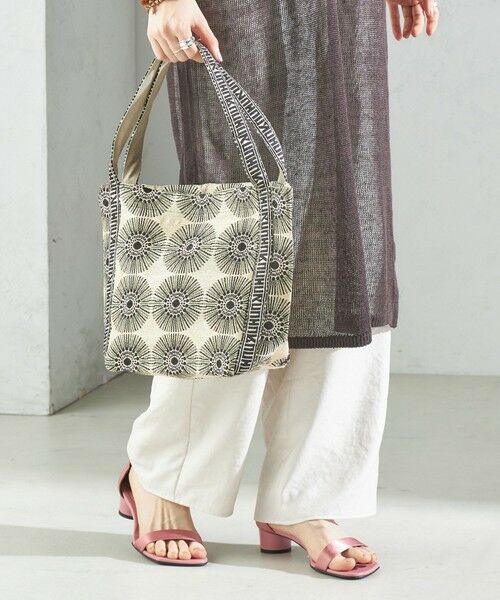 SHIPS / シップス トートバッグ | 【SHIPS別注】UHURU:ロゴ ハンドル ジャカード トート | 詳細12