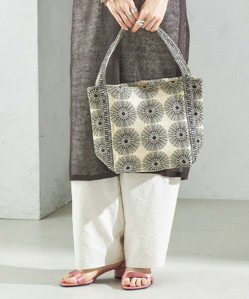 SHIPS / シップス トートバッグ | 【SHIPS別注】UHURU:ロゴ ハンドル ジャカード トート | 詳細13