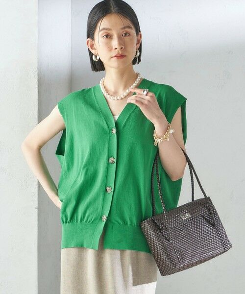 SHIPS / シップス かごバック | 【SHIPS別注】Diminutivo:フタ付き メルカドバッグ | 詳細15