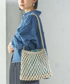 SHIPS / シップス ショルダーバッグ | The Bagmati:オーガンジー 巾着 マクラメ バッグ