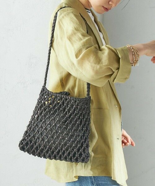 SHIPS / シップス ショルダーバッグ | The Bagmati:オーガンジー 巾着 マクラメ バッグ | 詳細2