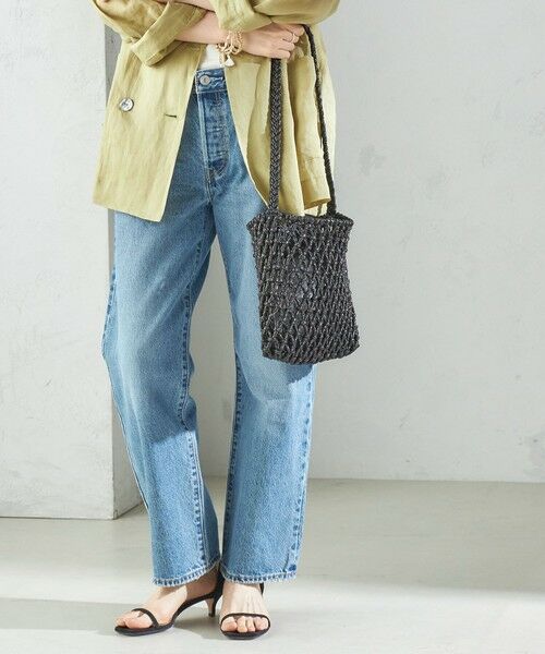 SHIPS / シップス ショルダーバッグ | The Bagmati:オーガンジー 巾着 マクラメ バッグ | 詳細3