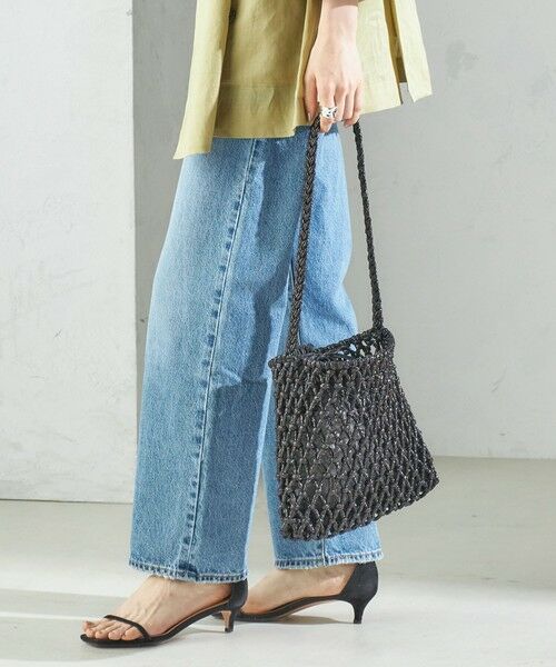 SHIPS / シップス ショルダーバッグ | The Bagmati:オーガンジー 巾着 マクラメ バッグ | 詳細4