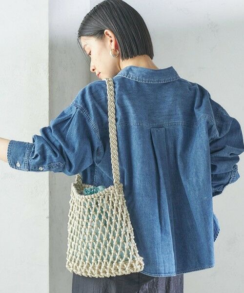 SHIPS / シップス ショルダーバッグ | The Bagmati:オーガンジー 巾着 マクラメ バッグ | 詳細14