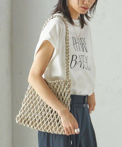 SHIPS / シップス ショルダーバッグ | The Bagmati:オーガンジー 巾着 マクラメ バッグ | 詳細19