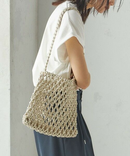 SHIPS / シップス ショルダーバッグ | The Bagmati:オーガンジー 巾着 マクラメ バッグ | 詳細20