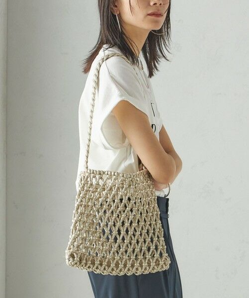SHIPS / シップス ショルダーバッグ | The Bagmati:オーガンジー 巾着 マクラメ バッグ | 詳細21