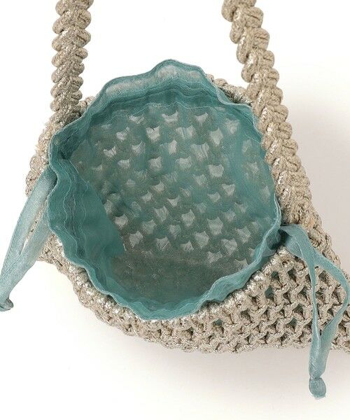 SHIPS / シップス ショルダーバッグ | The Bagmati:オーガンジー 巾着 マクラメ バッグ | 詳細30