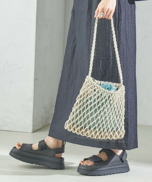 SHIPS / シップス ショルダーバッグ | The Bagmati:オーガンジー 巾着 マクラメ バッグ | 詳細11