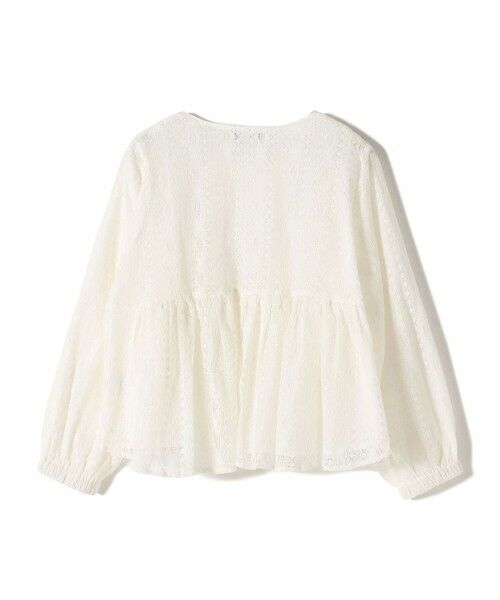 SHIPS / シップス シャツ・ブラウス | Fanaka:〈手洗い可能〉ストライプ レース 羽織 | 詳細1