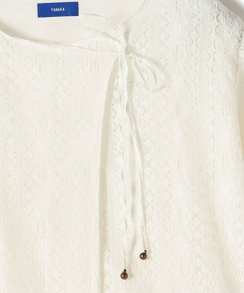 SHIPS / シップス シャツ・ブラウス | Fanaka:〈手洗い可能〉ストライプ レース 羽織 | 詳細3