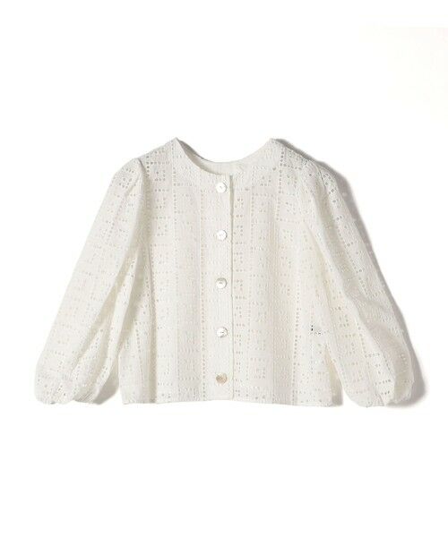 SHIPS / シップス シャツ・ブラウス | 〈手洗い可能〉Broche スクエア レース 2WAY ブラウス | 詳細18