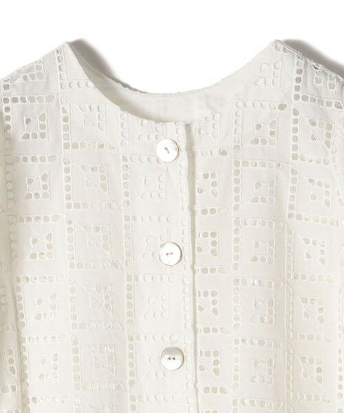 SHIPS / シップス シャツ・ブラウス | 〈手洗い可能〉Broche スクエア レース 2WAY ブラウス | 詳細19