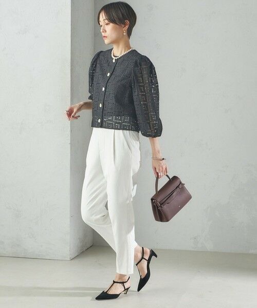 SHIPS / シップス シャツ・ブラウス | 〈手洗い可能〉Broche スクエア レース 2WAY ブラウス | 詳細26