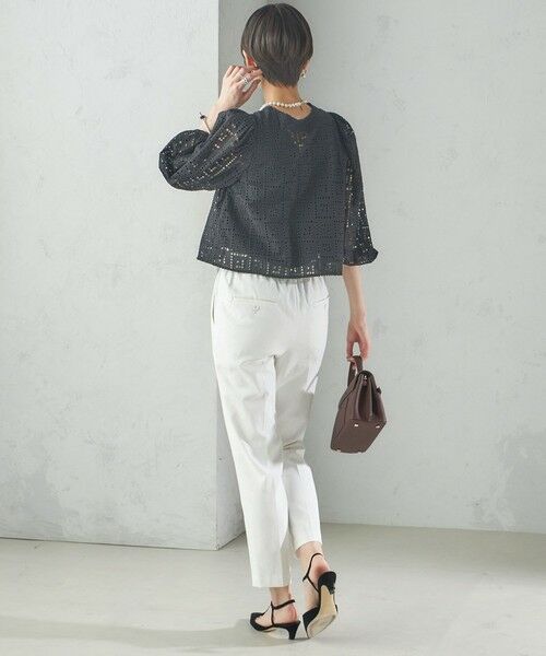 SHIPS / シップス シャツ・ブラウス | 〈手洗い可能〉Broche スクエア レース 2WAY ブラウス | 詳細28