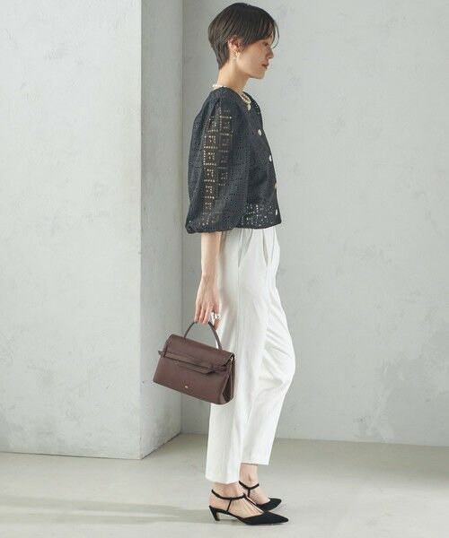 SHIPS / シップス シャツ・ブラウス | 〈手洗い可能〉Broche スクエア レース 2WAY ブラウス | 詳細29